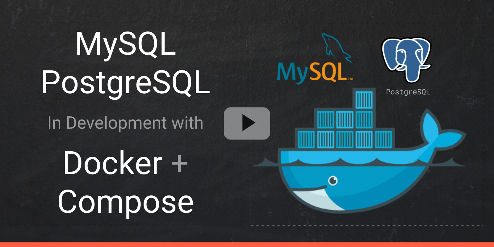 MySQL and PostgreSQL with Docker in Development